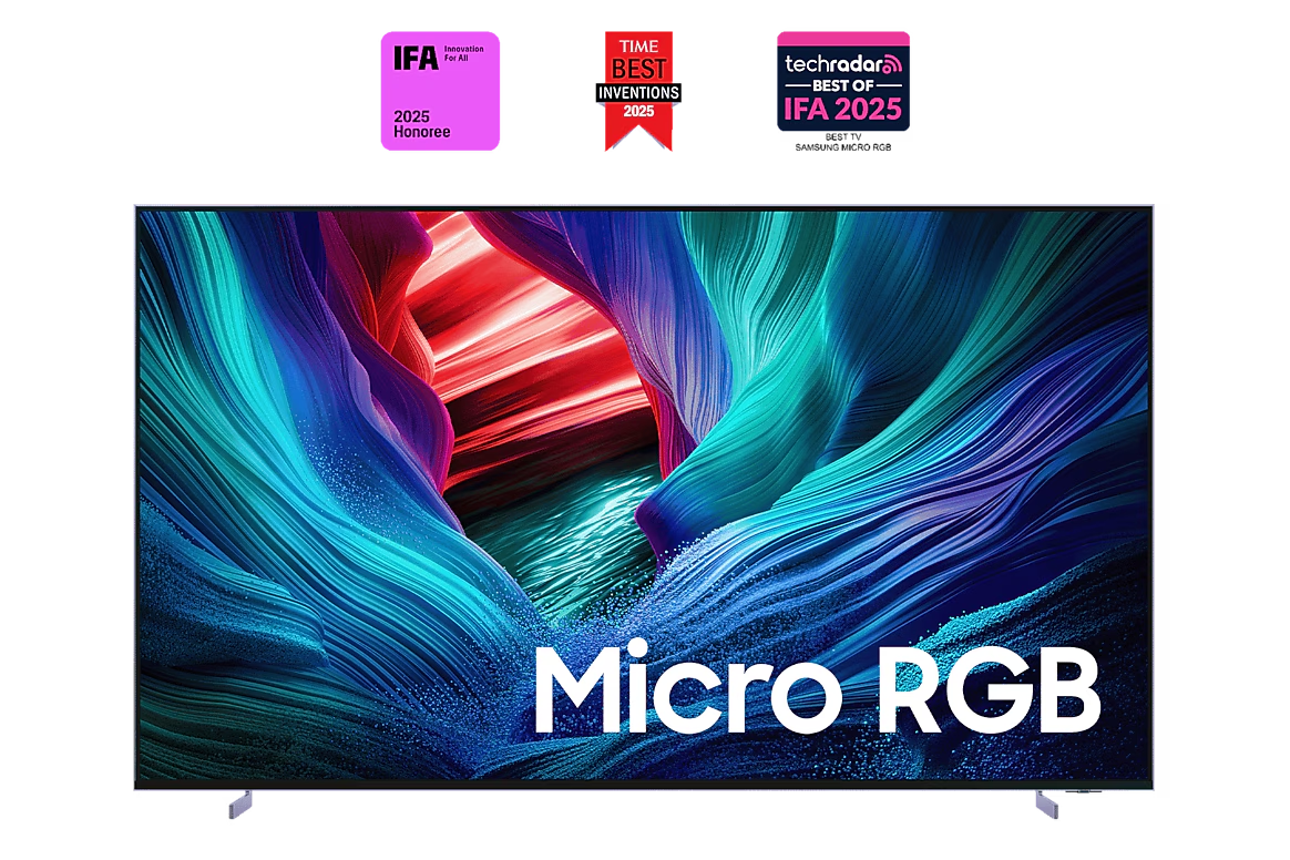 Samsung Micro RGB 115 cali MR95F, widok z przodu